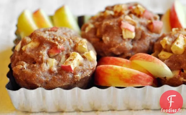 Muffins aux Pommes Copieux et Sains