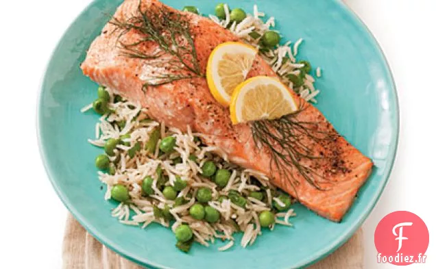 Saumon Rôti au Citron et à l'aneth