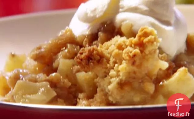 Croustillant aux Pommes à la Crème de Bourbon