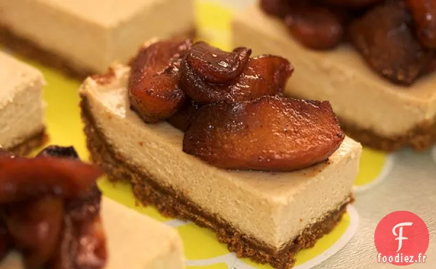 Gâteau au Fromage à la Cassonade et aux Pommes