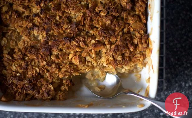 Petit déjeuner Croustillant de Granola aux Pommes