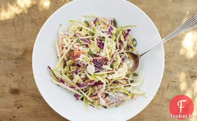 Salade De Chou Avec Vinaigrette Aux Pommes Et Au Yogourt