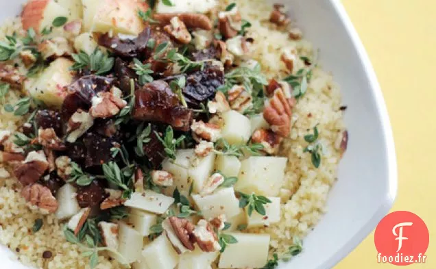 Couscous Aux Pommes, Dattes Et Fromage Pecorino