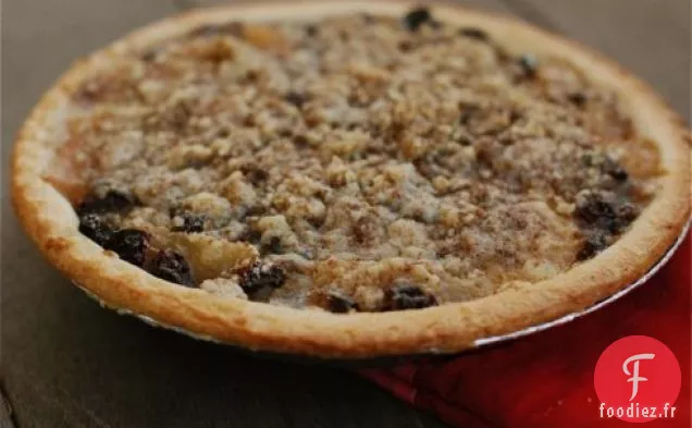 Tarte Streusel aux Pommes Cerises Séchées