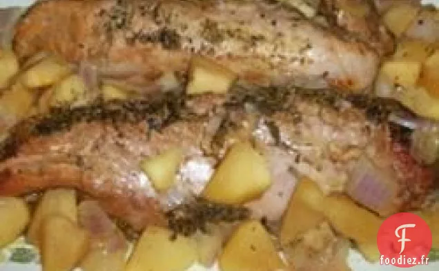 Porc aux Herbes et Pommes