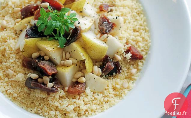 Couscous Poires, Abricots Et Pignons