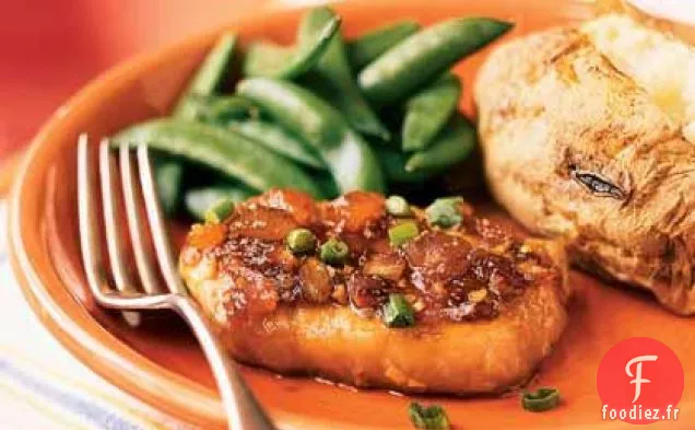 Côtelettes de Porc aux Abricots
