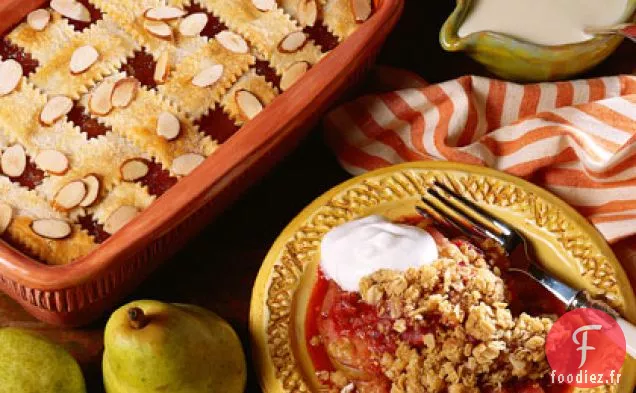 Pavé d'Abricots à la Crème Anglaise