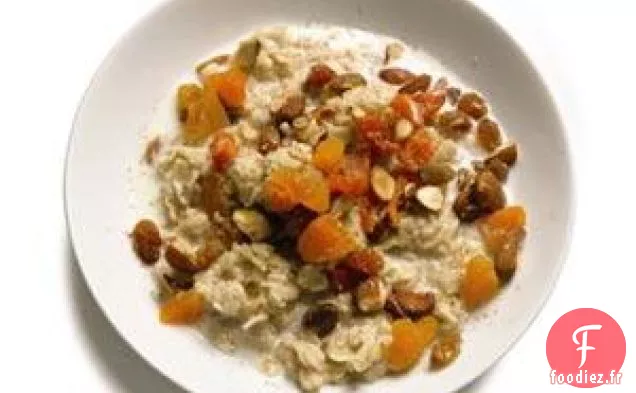 Flocons D'Avoine Aux Abricots Et Raisins Secs