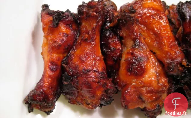 Ailes de Poulet Sriracha Glacées à l'Abricot