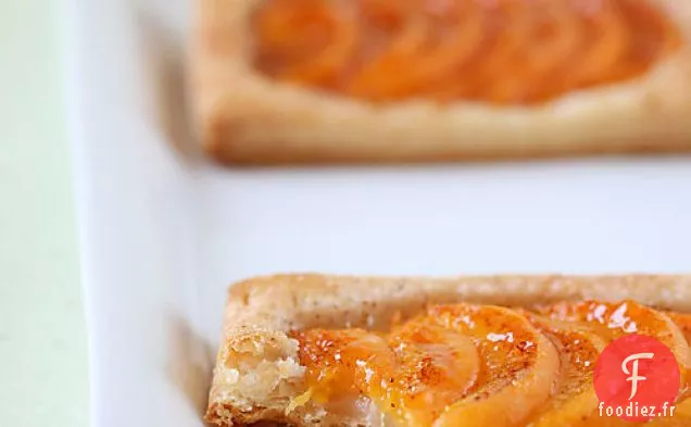 Tartelettes au Sucre à la Cannelle Et à l'Abricot Rôti