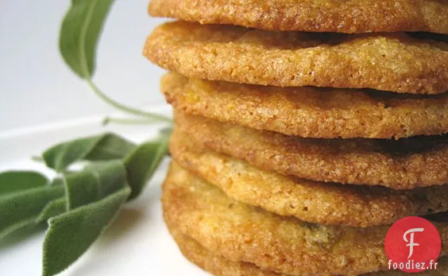 Biscuits À L'Abricot, À La Sauge Et À La Semoule De Maïs