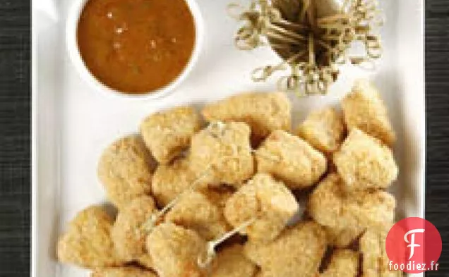 Bouchées De Poulet En Croûte De Panko À La Sauce Abricot-moutarde