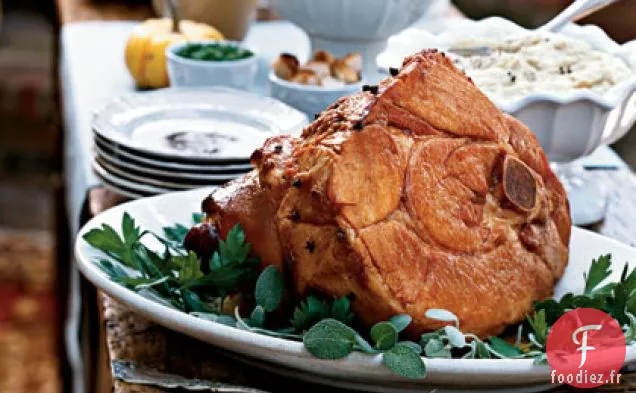 Jambon Glacé aux Abricots et au Xérès