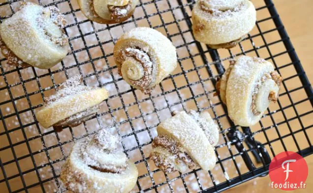 Rugelach Aux Abricots et aux Pacanes