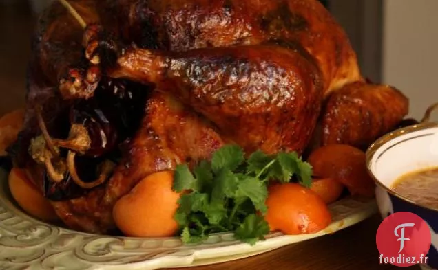 Dinde Glacée à l'Abricot et à la Tequila