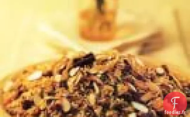 Pilaf De Riz Mélangé Aux Cerises Séchées, Abricots Et Cannelle