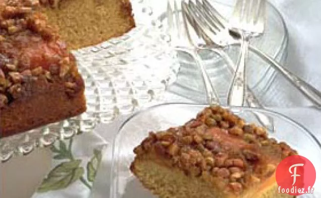 Gâteau à l'envers aux Abricots et aux Pacanes