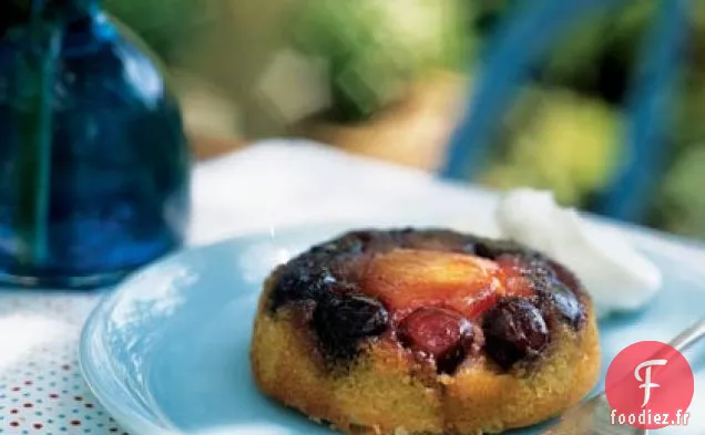 Mini Gâteaux à l'envers Abricot-Cerise