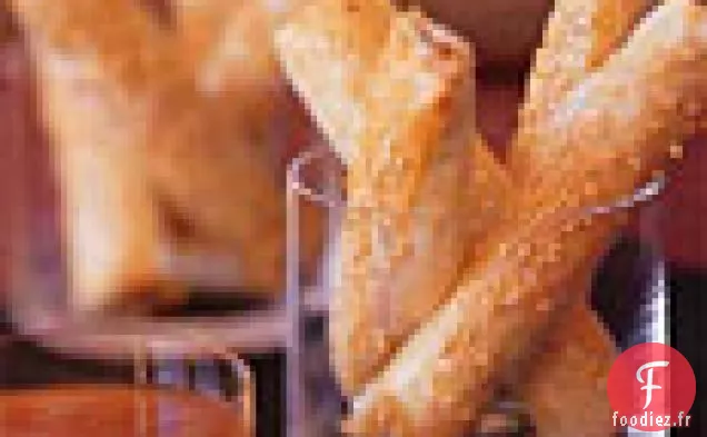 Bâtonnets de Crevettes et Sésame avec Sauce à l'Abricot