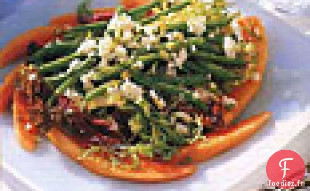 Salade de Haricots Verts à la Vinaigrette aux Abricots