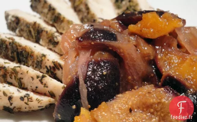 Sauce Fraîche Aux Figues Et Abricots