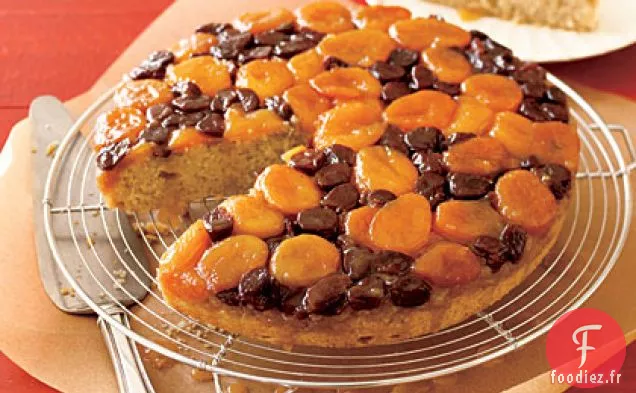 Gâteau à l'envers Abricot-Cerise