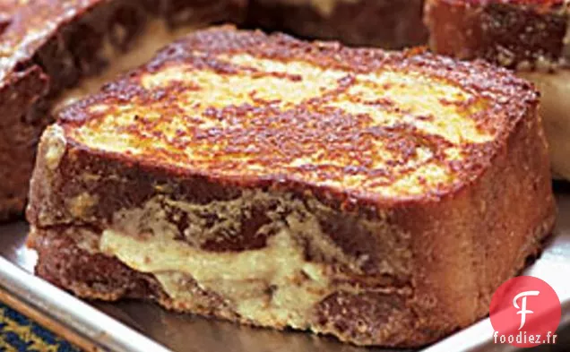 Pain Perdu À L'Abricot Avec Glaçage À l'Abricot