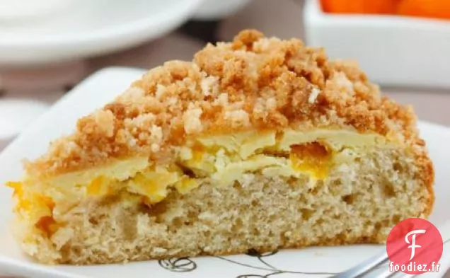 Gâteau au Café aux Miettes d'Abricot