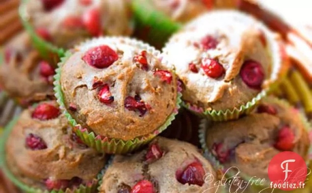 Muffins canneberges-abricots