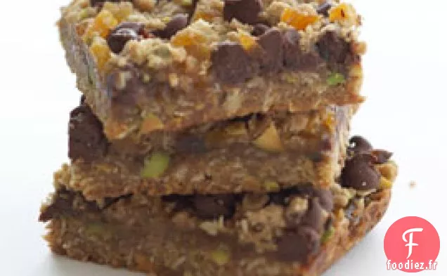 Barres Abricot, Pistache et pépites de Chocolat