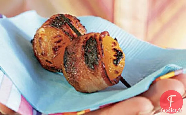 Abricots Farcis enveloppés de Bacon