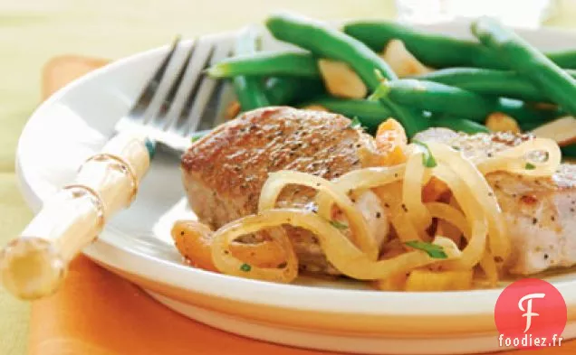 Médaillons de Porc à la Sauce Abricot-Orange