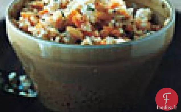 Vinaigrette Boulgour, Abricot et Noix de Pin