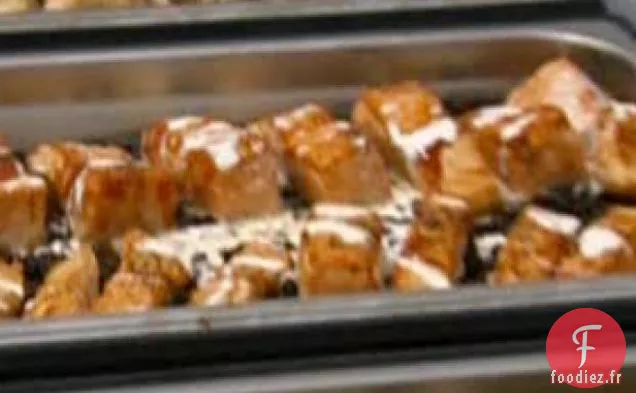 Saumon Glacé BBQ avec Compote de Haricots Noirs