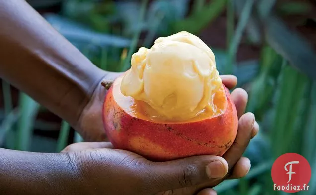 Sorbet à la Mangue Fraîche