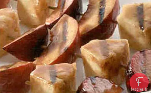 Brochettes de Fruits glacées à la cannelle