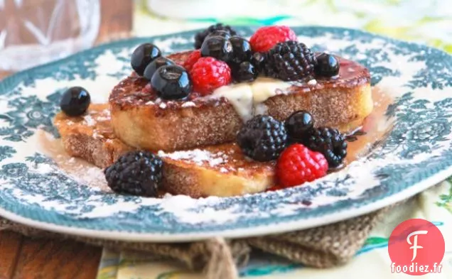 Pain Perdu Végétalien à la Banane Et aux Amandes