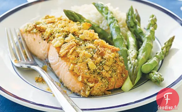 Filets de Saumon en Croûte de Croustilles
