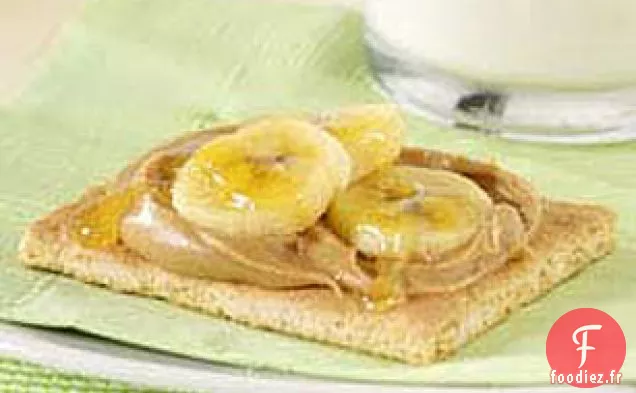 Toasts au Beurre d'Arachide et à la banane