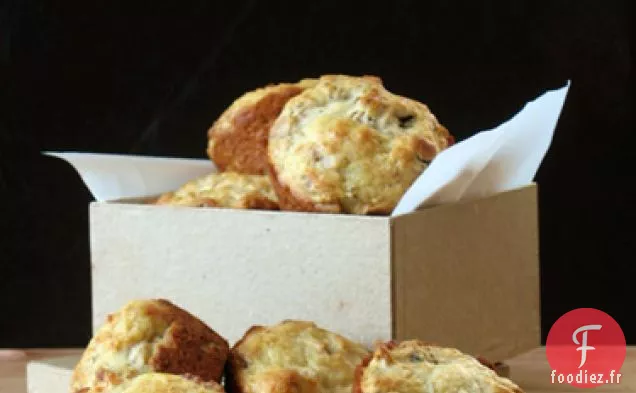 Muffins au Son de Banane et canneberge