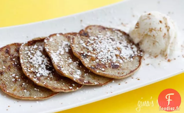 Beignets de Bananes Faibles En Gras