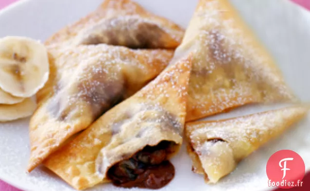 Wontons Chocolat-banane Weight Watchers