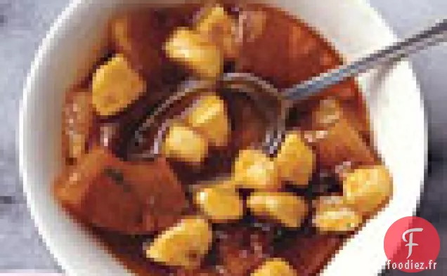 Ananas Grillé et Sauce Banane au Miel et Citron Vert