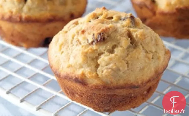 Muffins de Blé Banana-raisin Post-Déchiquetés
