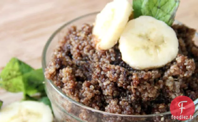 Petit déjeuner au Chocolat et à la Banane Quinoa