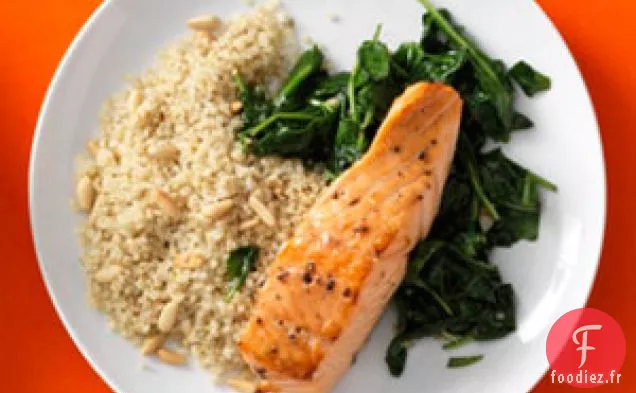 Saumon à la Moutarde Et à l'Érable