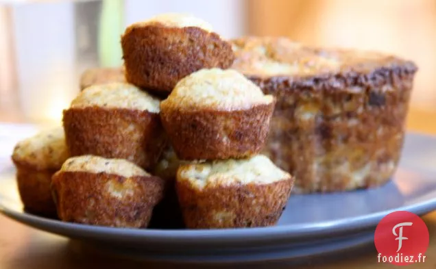 Pain Aux Pépites De Chocolat Et Muffins À La Banane