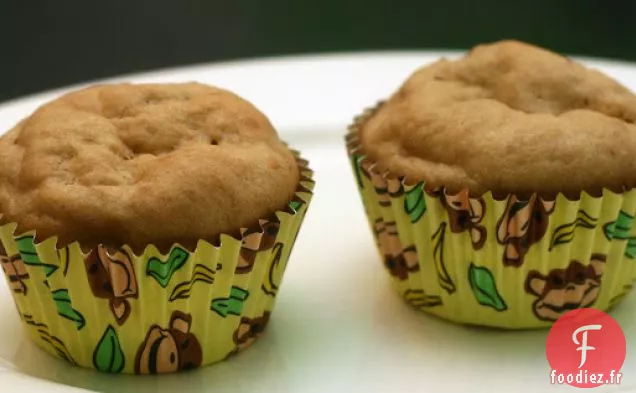 Muffins Banane Érable Et Noix