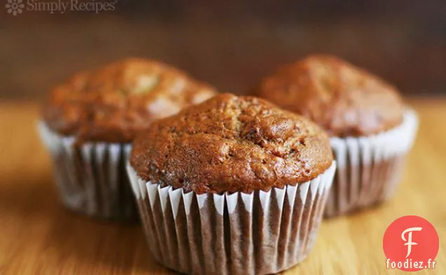 Muffins à la Banane et aux Noix